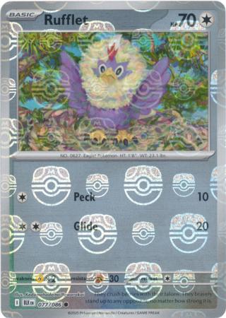 Rufflet - Master Ball Pattern - 077/086 - Common [sv105b-077] [Reverse Holo]