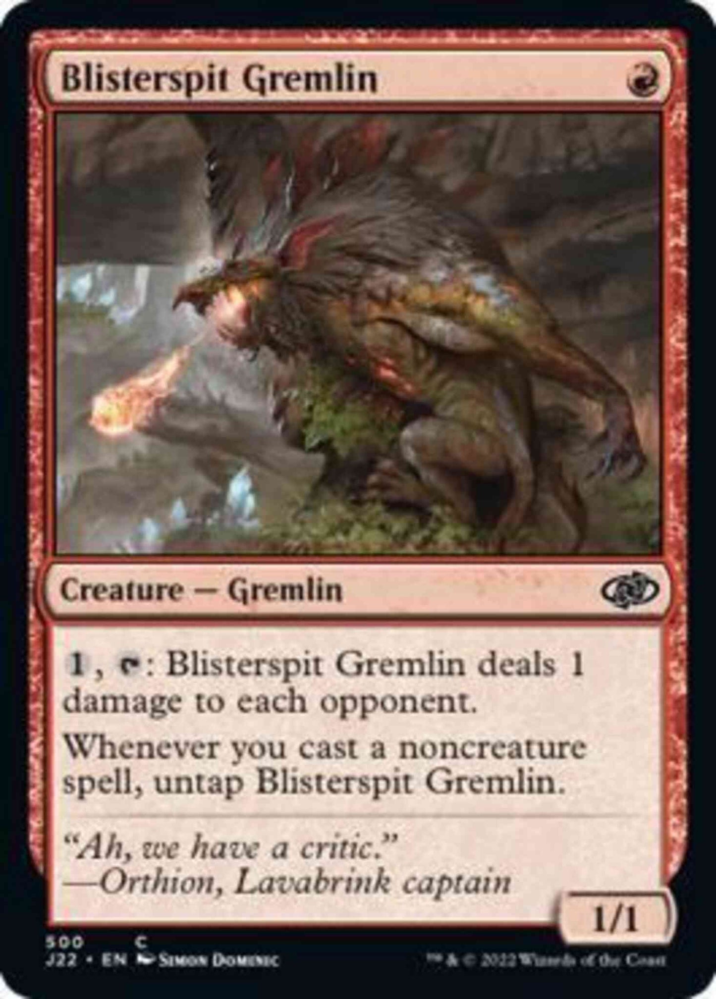 Blisterspit Gremlin [500] [Jumpstart 2022] [Non-Foil]