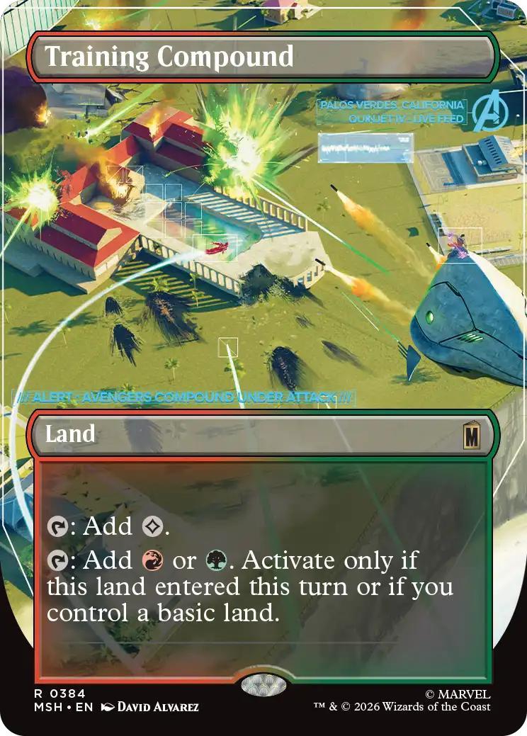 Training Compound [384] [Borderless] [Marvel Super Heroes] [Non-Foil]