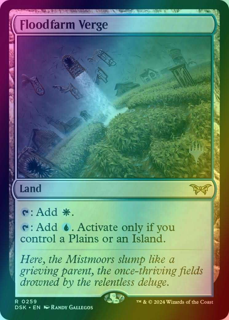 Floodfarm Verge [259p] [Promo Pack] [Duskmourn: House of Horror: Promos] [Foil]