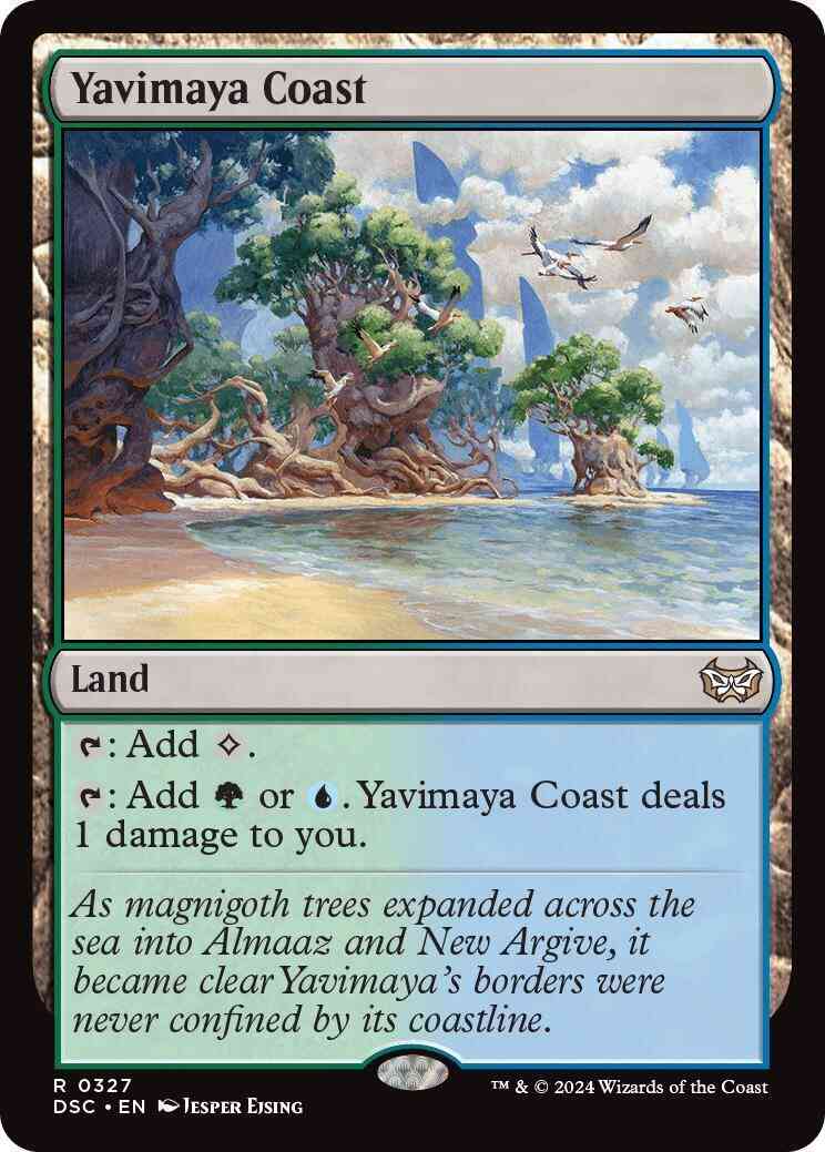 Yavimaya Coast [327] [Duskmourn: House of Horror: Commander] [Non-Foil]