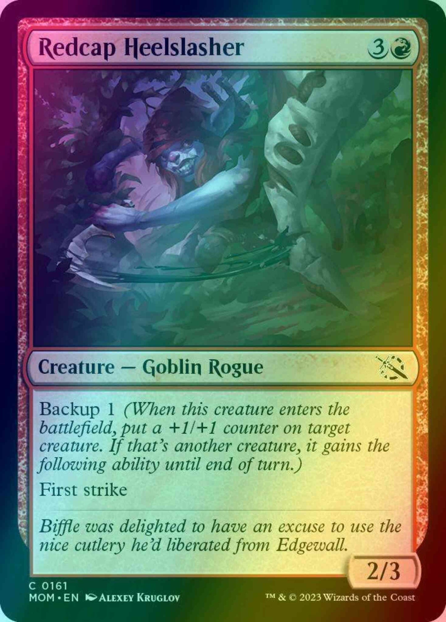 Redcap Heelslasher [161] [March of the Machine] [Foil]