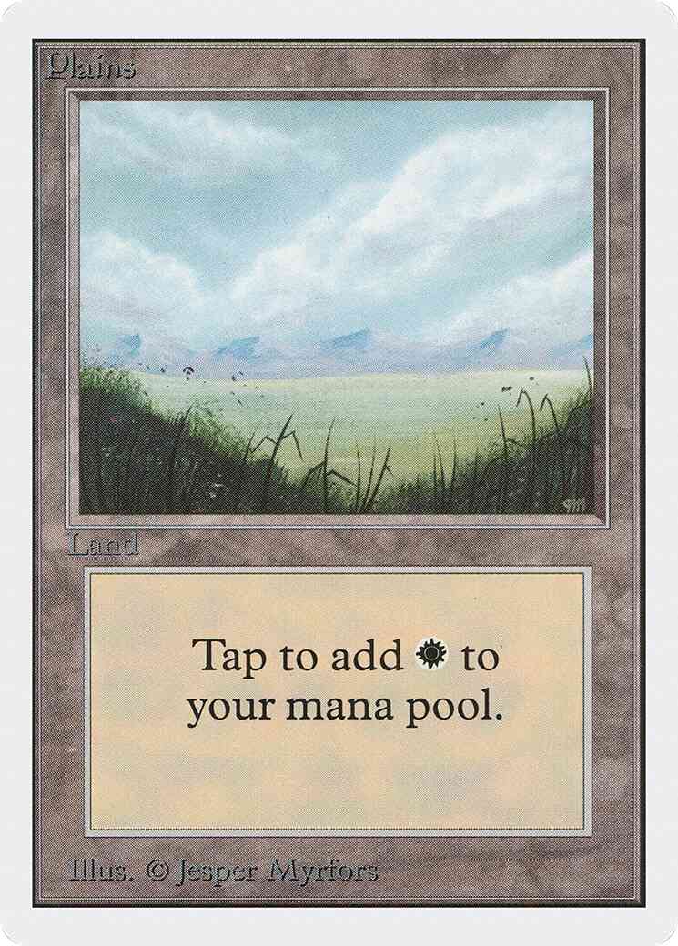 Plains [Foreground Grass, No Trees] [288] [Unlimited] [Non-Foil]