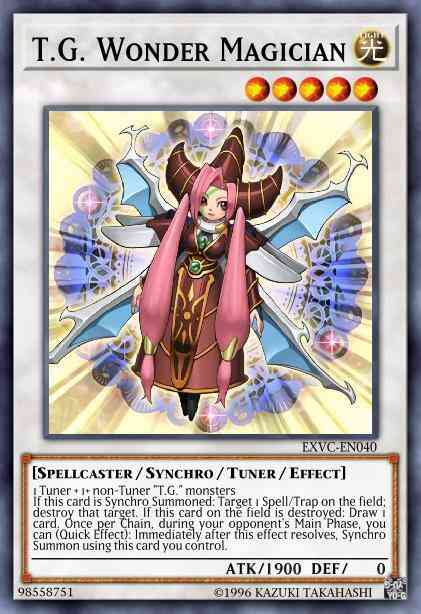 T.G. Wonder Magician - EXVC-EN040 - Ultra Rare - Unlimited