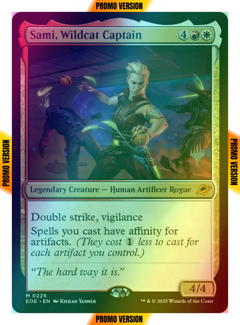 Sami, Wildcat Captain [226p] [Promo Pack] [Edge of Eternities: Promos] [Foil]