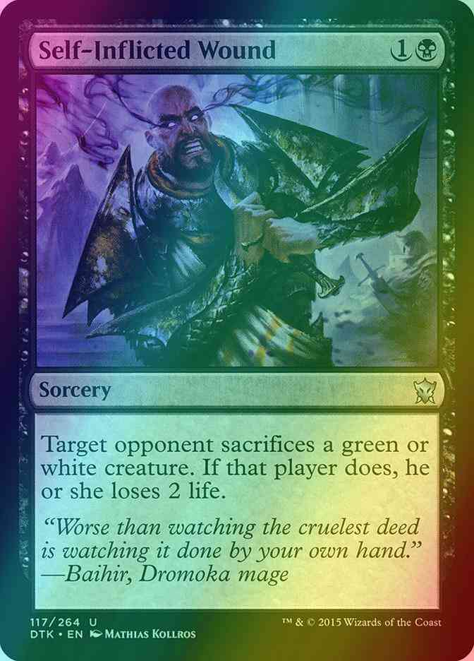 Self-Inflicted Wound [117] [Dragons Of Tarkir] [Foil]