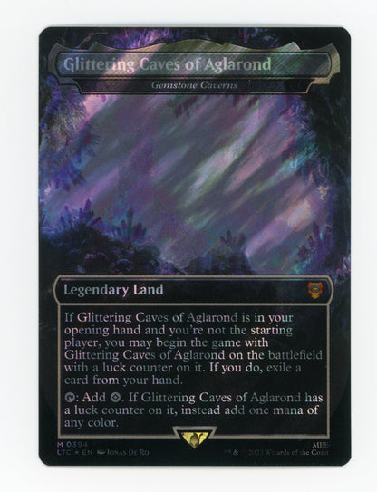 Glittering Caves of Aglarond - Gemstone Caverns — Borderless|Realms and Relics|Surge Foil — ID 17907
