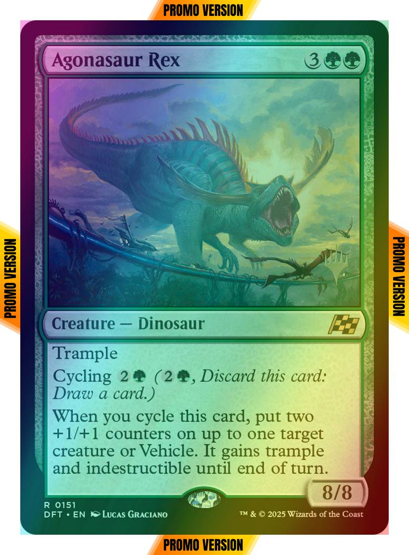 Agonasaur Rex [151p] [Promo Pack] [Aetherdrift: Promos] [Foil]