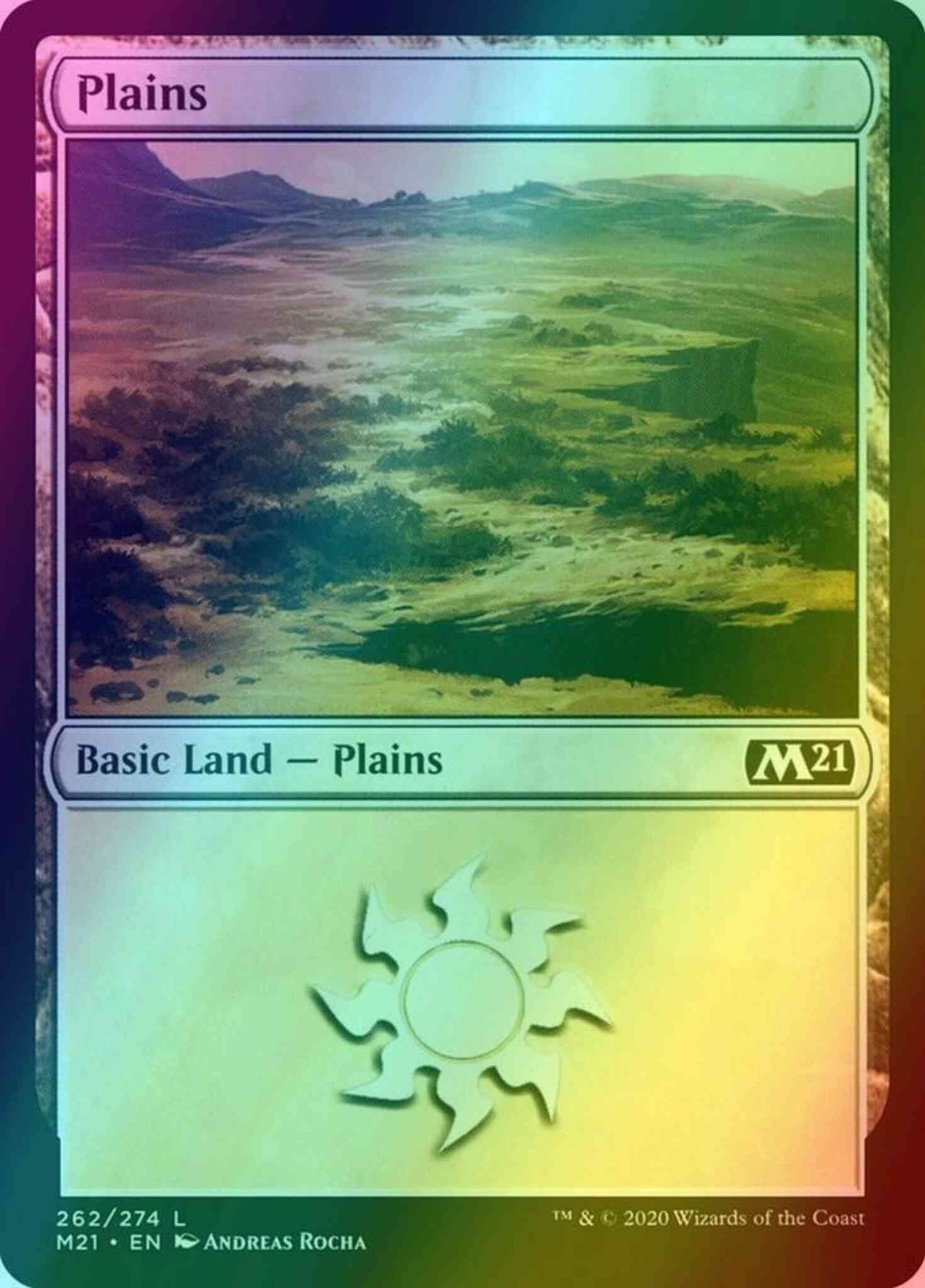 Plains [262] [Core Set 2021] [Foil]