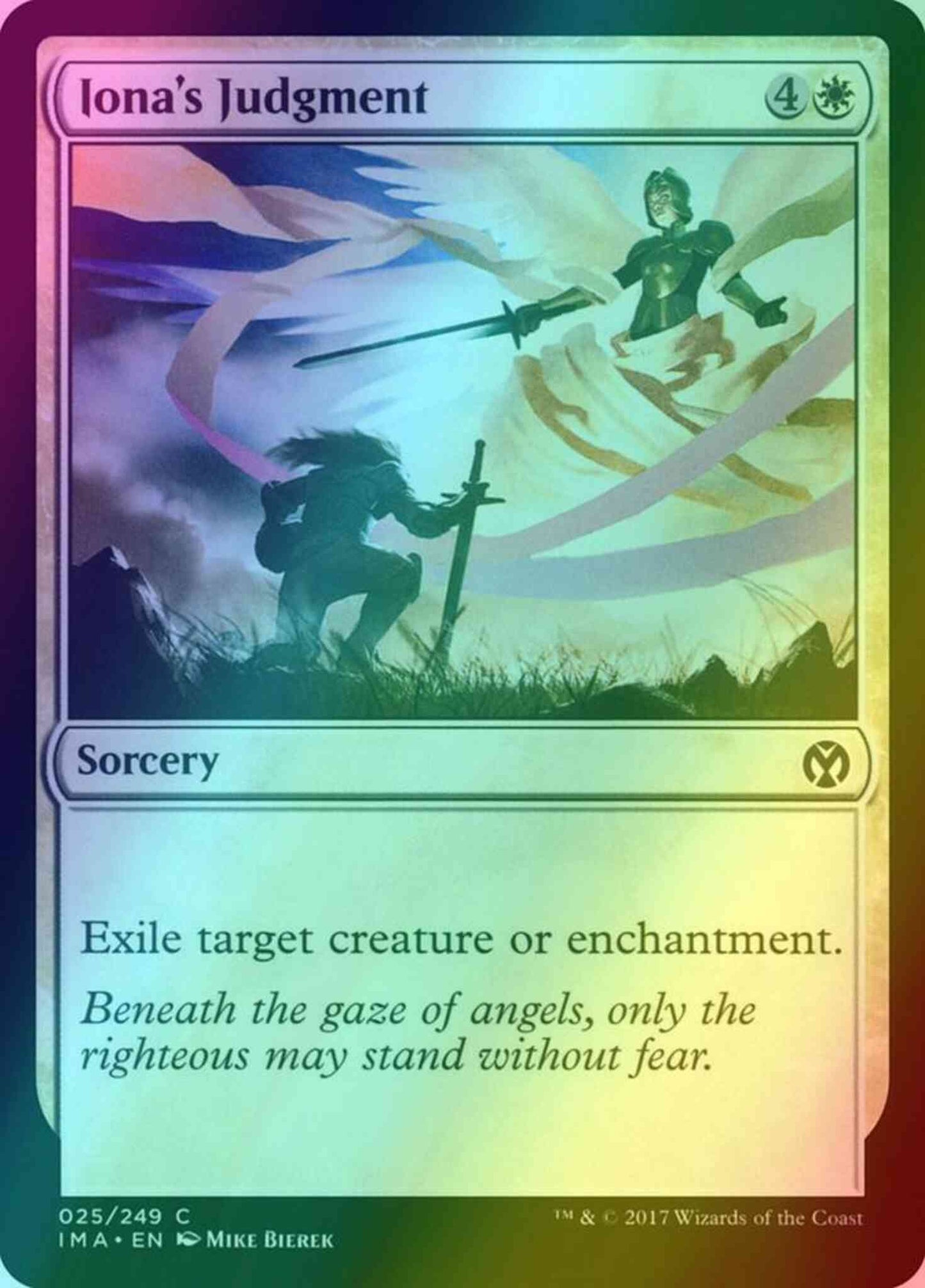 Iona's Judgment [25] [Iconic Masters] [Foil]