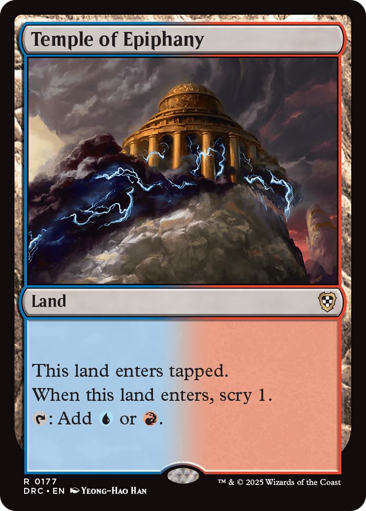 Temple of Epiphany [177] [Aetherdrift: Commander] [Non-Foil]