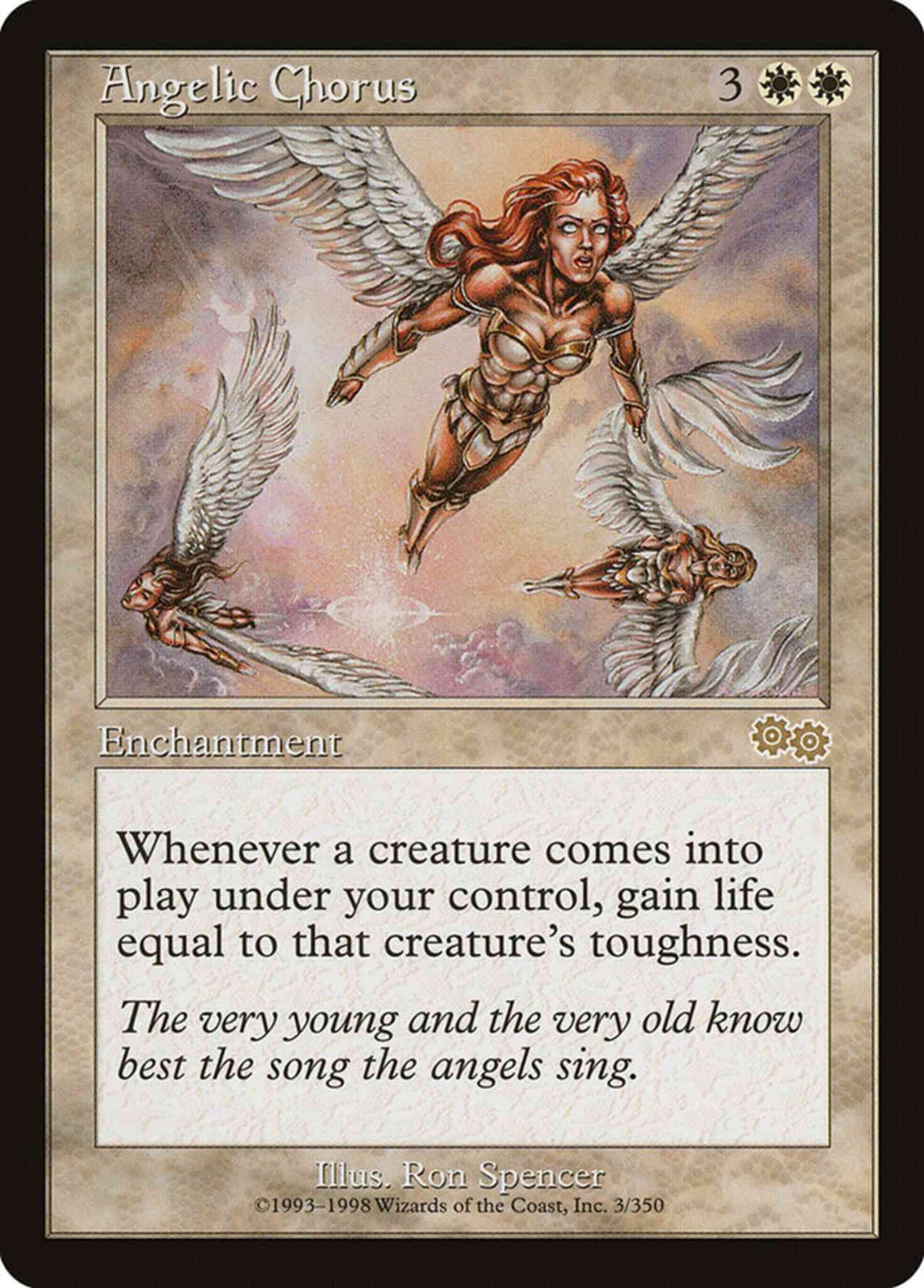Angelic Chorus [3] [Urza's Saga] [Non-Foil]