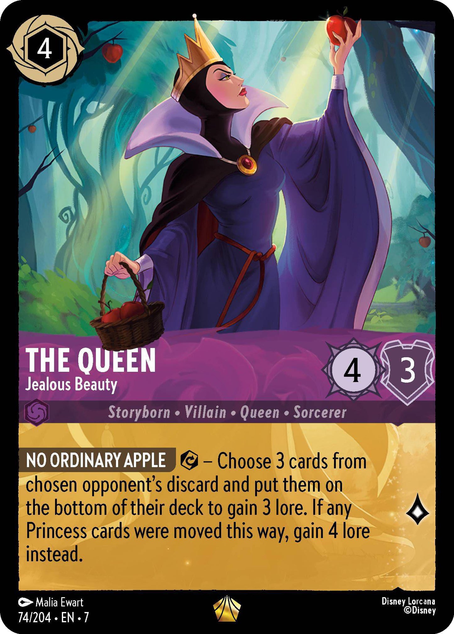 The Queen - Jealous Beauty - 74/204 [Archazia's Island] [Non-Foil]