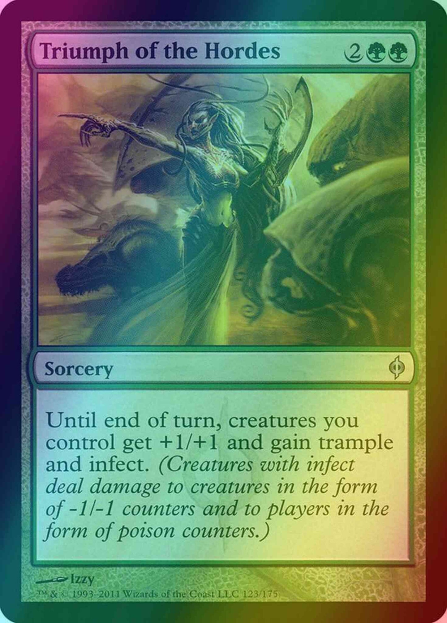 Triumph of the Hordes [123] [New Phyrexia] [Foil]