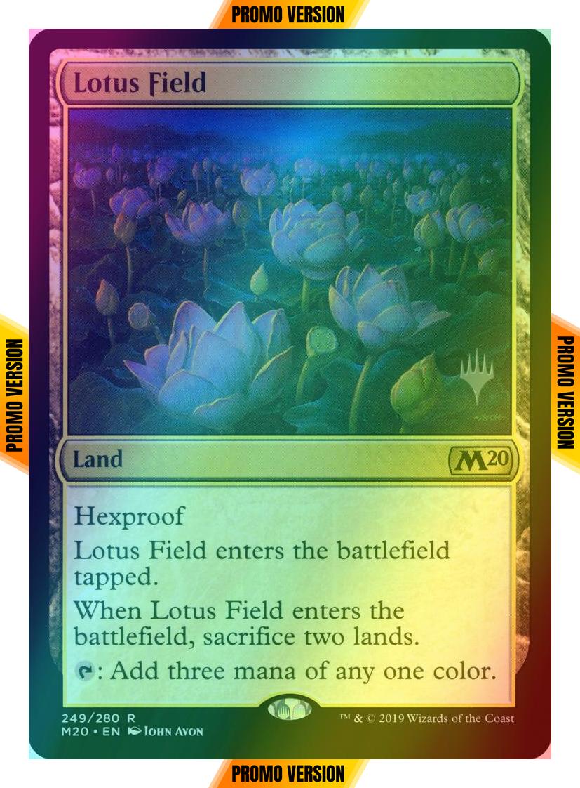 Lotus Field [249p] [Promo Pack] [Core Set 2020 Promos] [Foil]