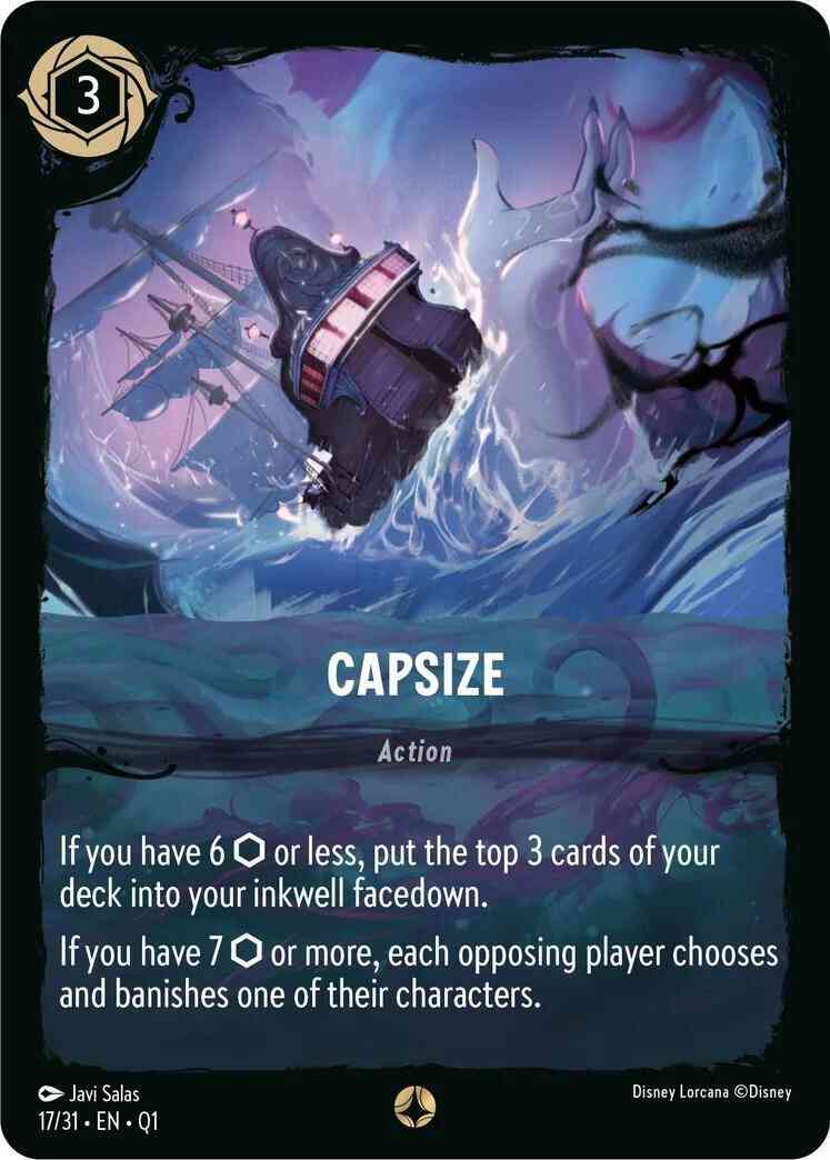 Capsize - 17/31 [Illumineer's Quest: Deep Trouble] [Non-Foil]