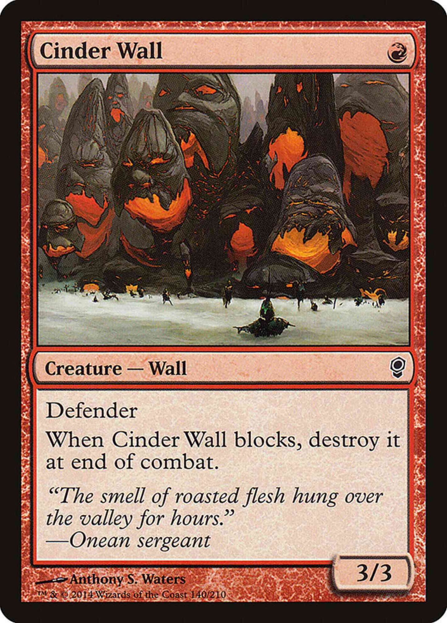 Cinder Wall [140] [Conspiracy] [Non-Foil]
