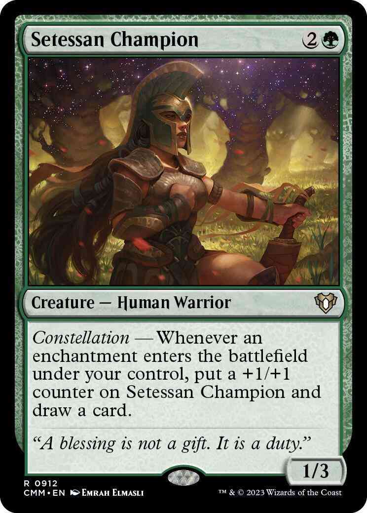 Setessan Champion [912] [Commander Masters] [Non-Foil]