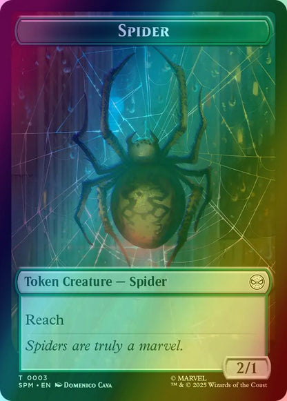 Spider Token (03) // Treasure Token (07) [Marvel's Spider-Man: Tokens] [Foil]