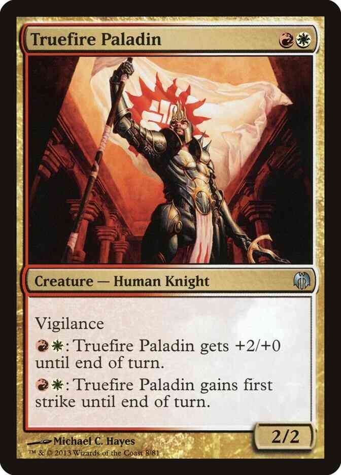 Truefire Paladin [8] [Duel Decks Heroes vs Monsters] [Non-Foil]