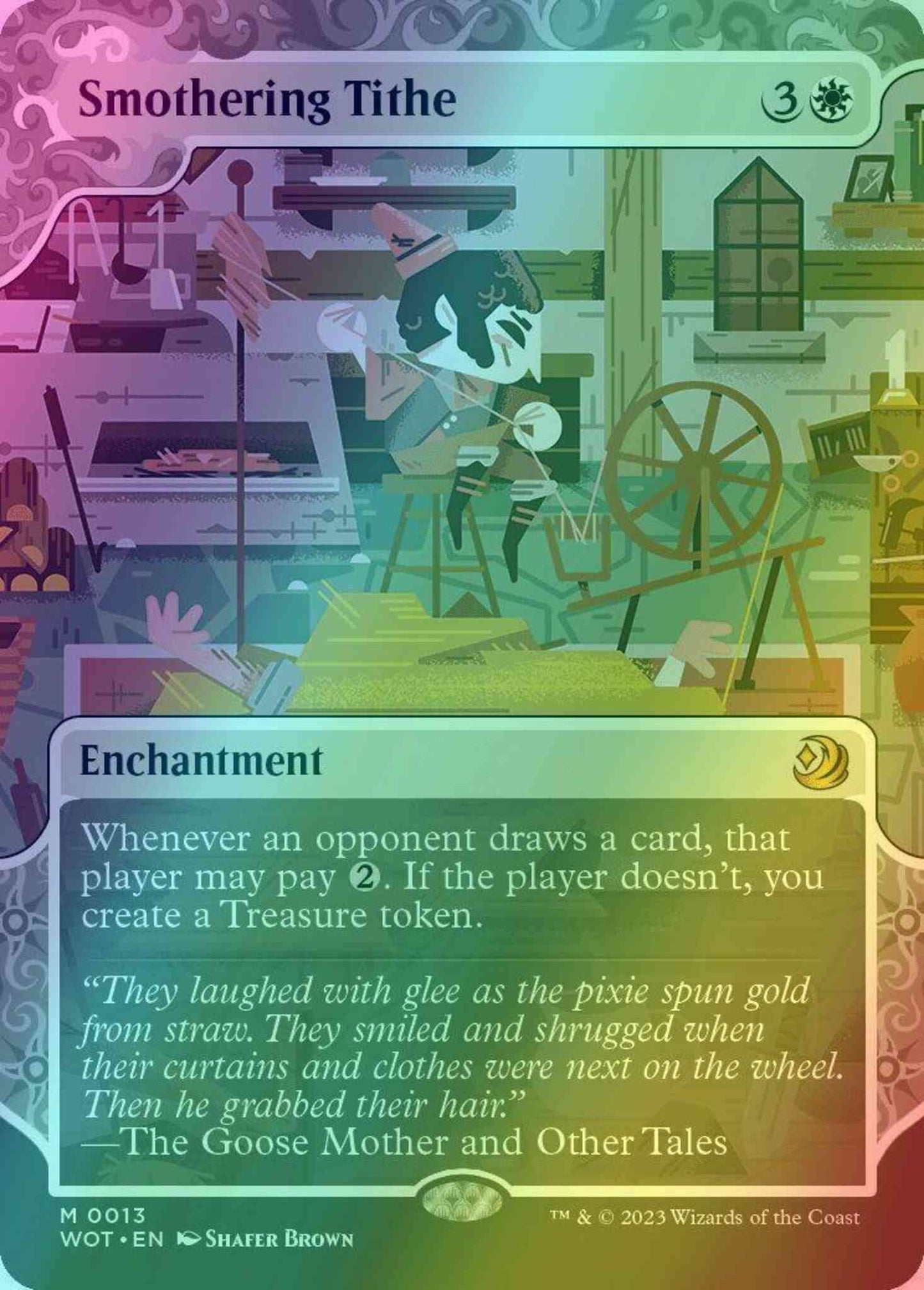 Smothering Tithe [13] [Enchanting Tale Showcase] [Wilds of Eldraine: Enchanting Tales] [Foil]