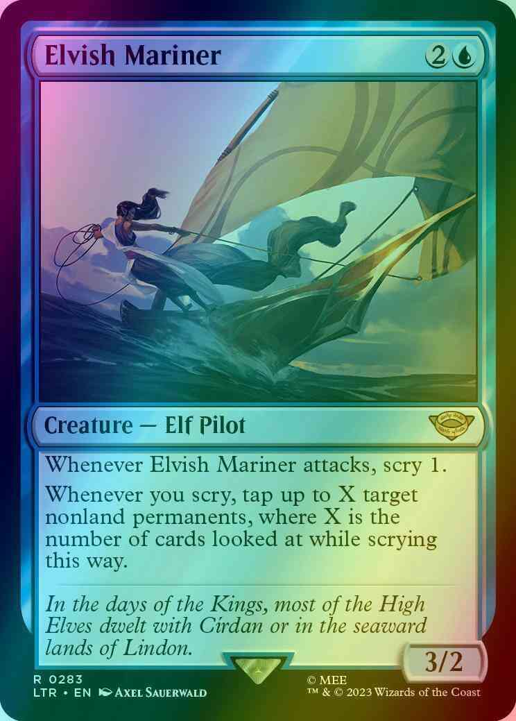 Elvish Mariner [283] [Jumpstart Exclusive] [The Lord of the Rings: Tales of Middle-earth] [Foil]