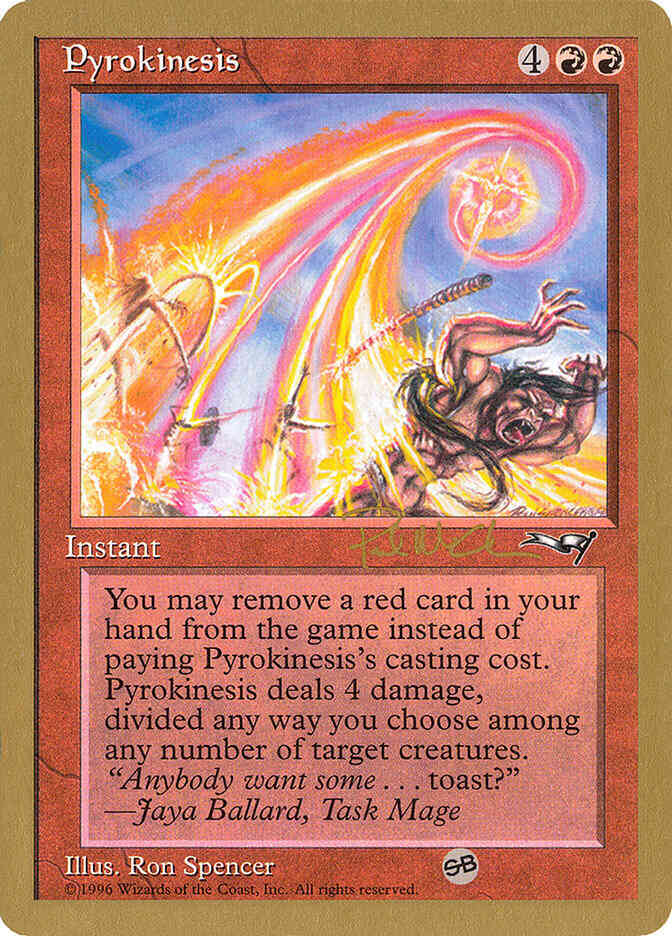 Pyrokinesis [pm78sb] [Sideboard] [World Championship Decks 1997] [Non-Foil]