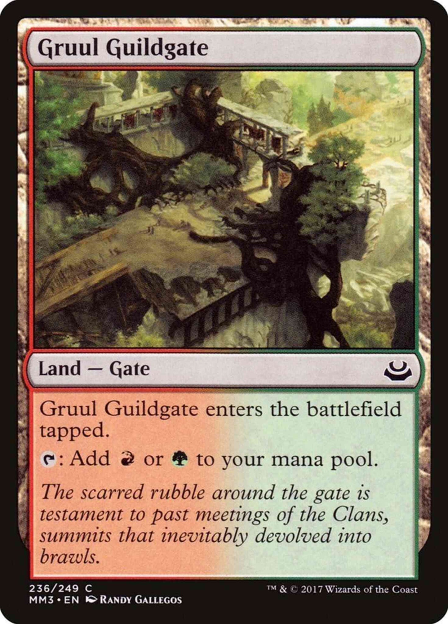 Gruul Guildgate [236] [Modern Masters 2017] [Non-Foil]
