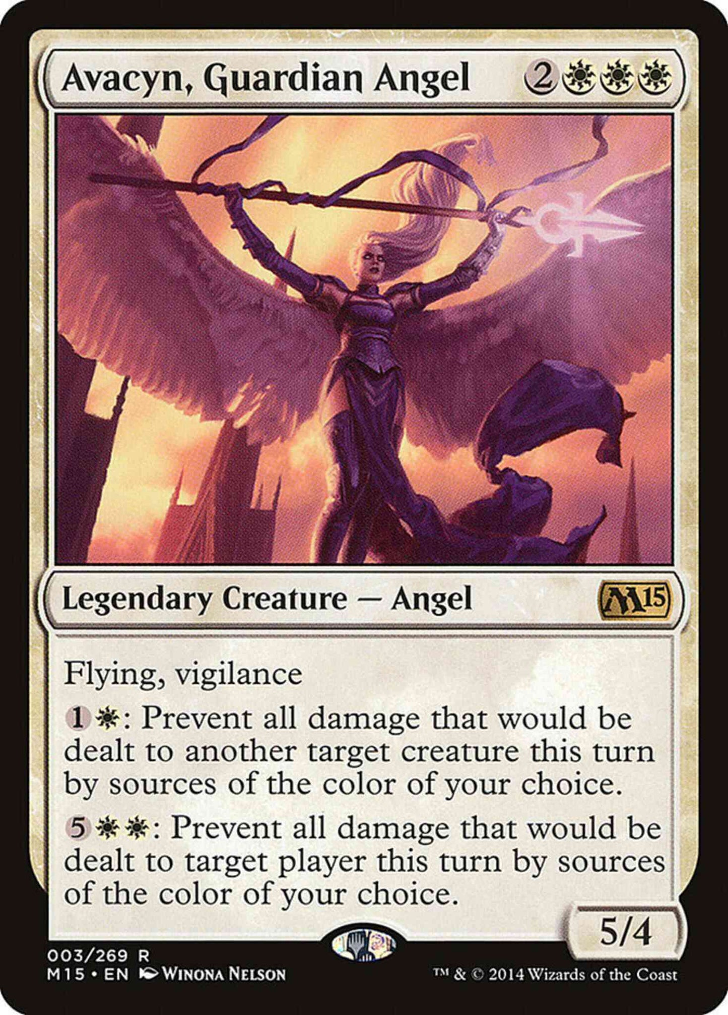 Avacyn, Guardian Angel [3] [Magic 2015] [Non-Foil]