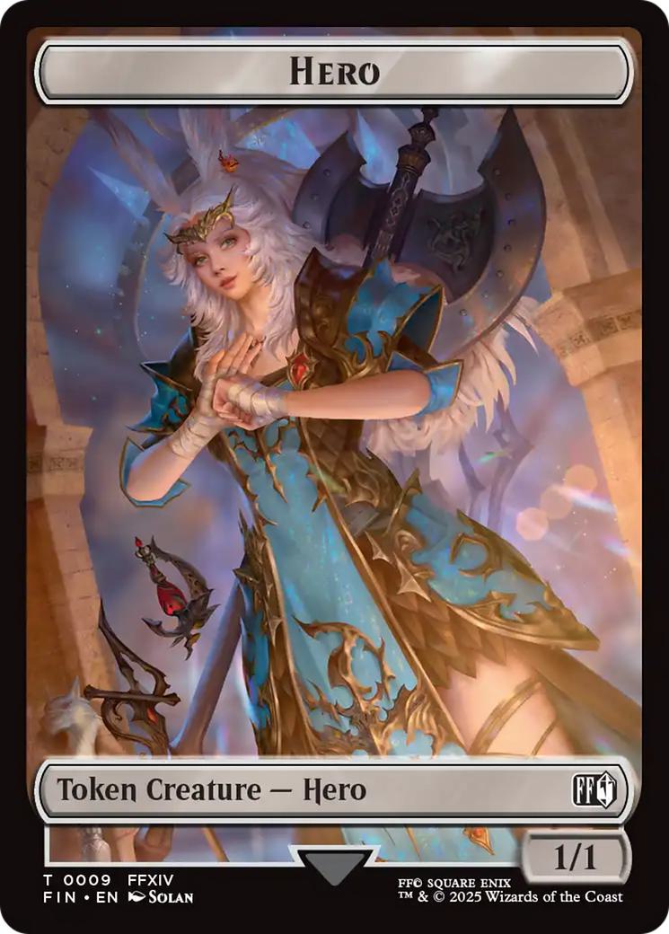 Frog Token (18) // Hero Token (09) [FINAL FANTASY: Tokens] [Non-Foil]