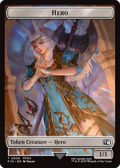 Frog Token (18) // Hero Token (09) [FINAL FANTASY: Tokens] [Non-Foil]