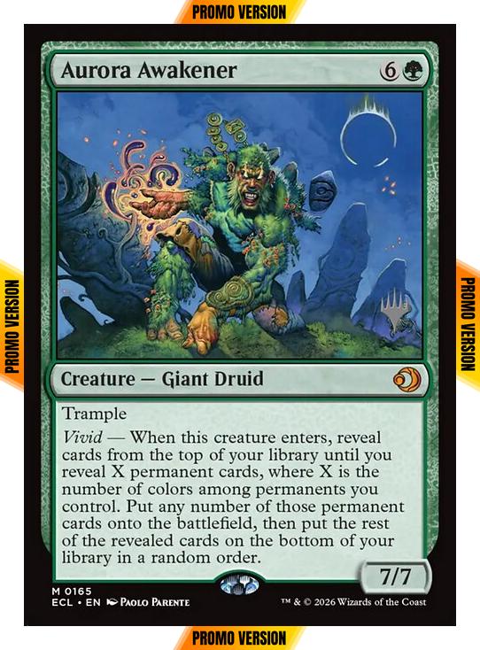 Aurora Awakener [165p] [Promo Pack] [Lorwyn Eclipsed: Promos] [Non-Foil]