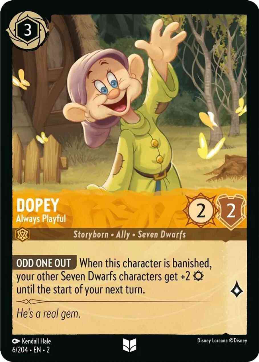 Dopey - Always Playful - 6/204 [Rise Of The Floodborn] [Non-Foil]