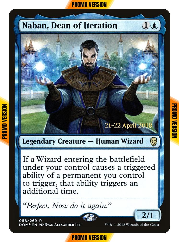 Naban, Dean of Iteration [58s] [Dominaria Promos] [Foil]