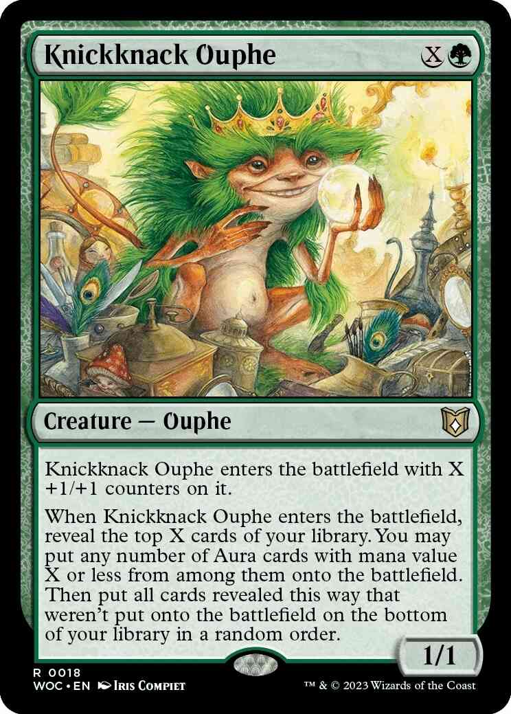 Knickknack Ouphe [18] [Wilds of Eldraine: Commander] [Non-Foil]