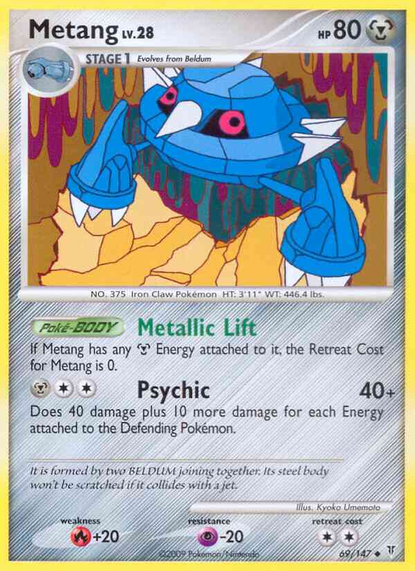 Metang - 69/147 - Uncommon [pl3-69] [Non-Holo]