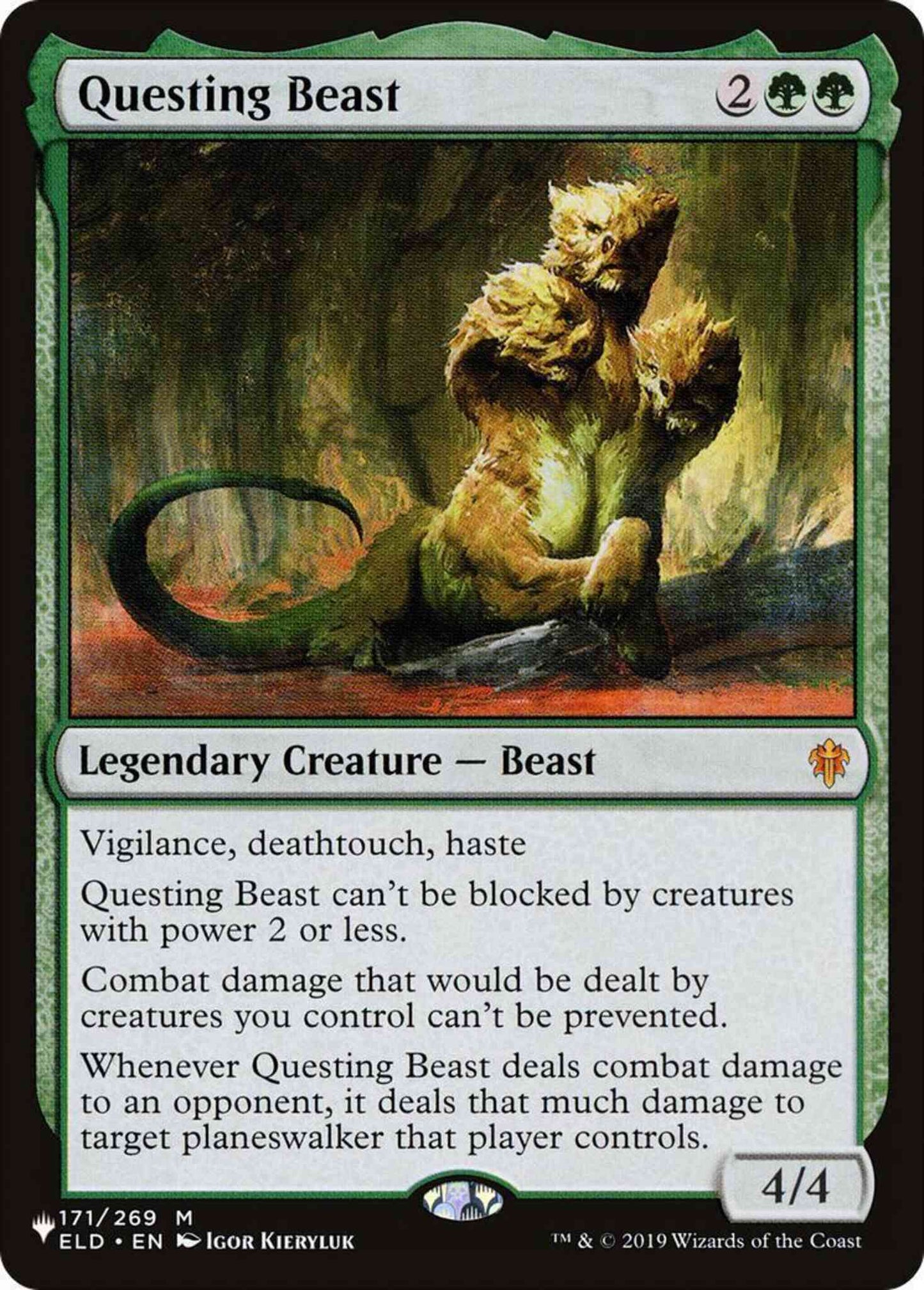 Questing Beast [ELD-171] [The List] [Non-Foil]