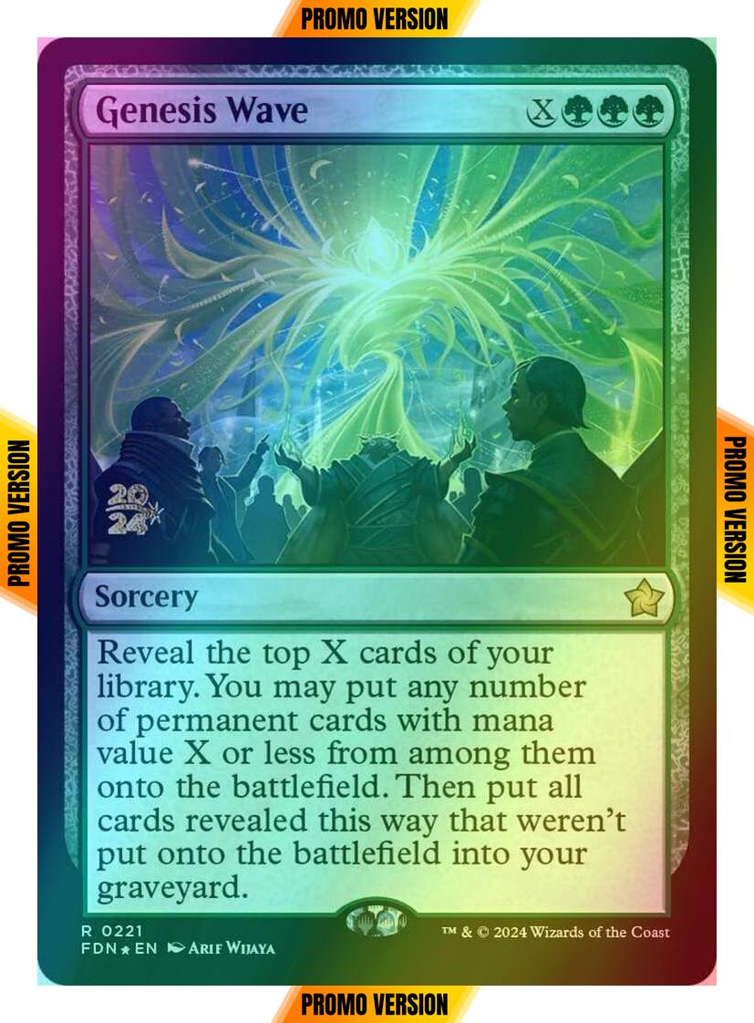 Genesis Wave [221s] [Prerelease] [Foundations: Promos] [Foil]
