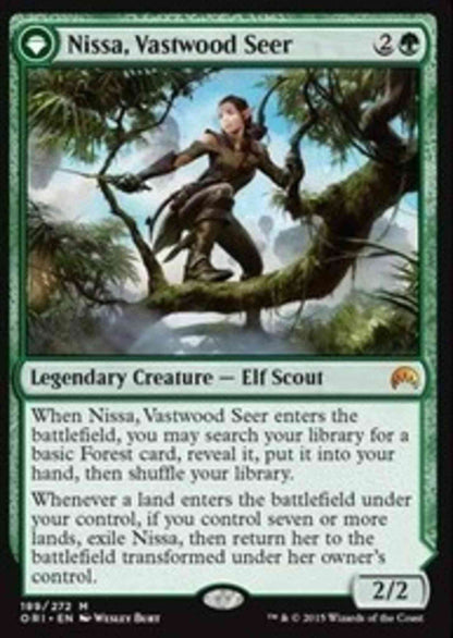 Nissa, Vastwood Seer // Nissa, Sage Animist [189] [Magic Origins] [Non-Foil]