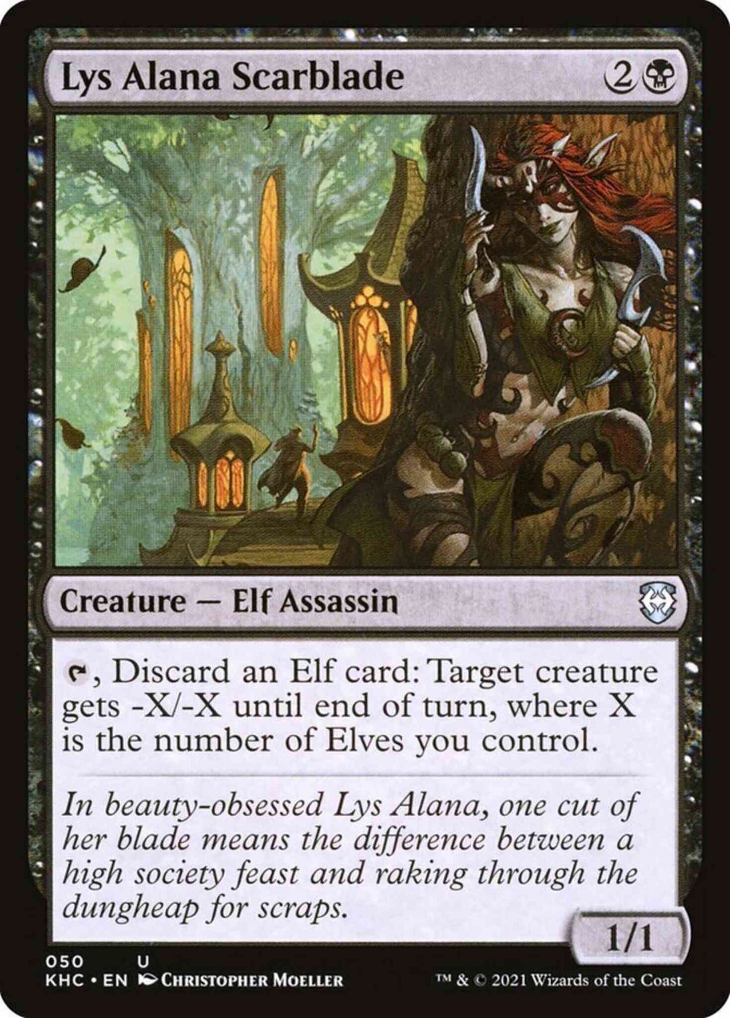 Lys Alana Scarblade [50] [Kaldheim Commander] [Non-Foil]