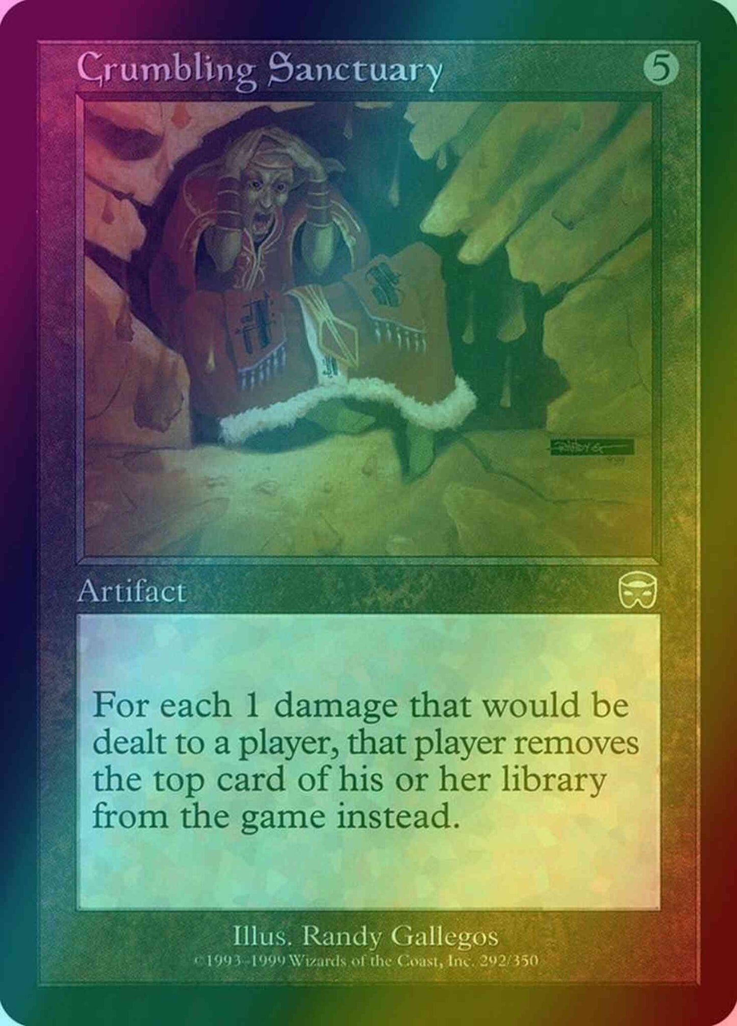 Crumbling Sanctuary [292] [Mercadian Masques] [Foil]