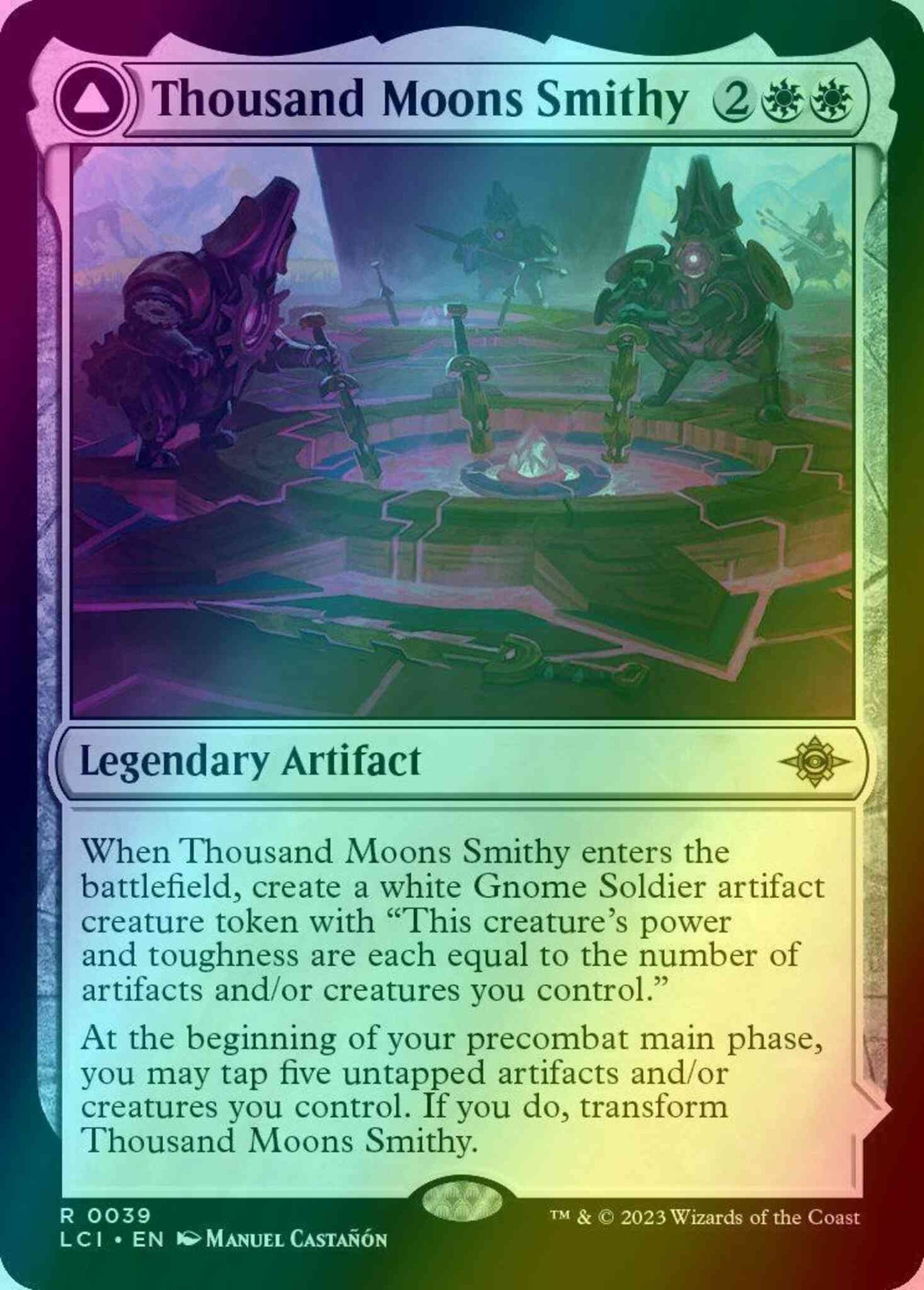 Thousand Moons Smithy // Barracks of the Thousand [39] [The Lost Caverns of Ixalan] [Foil]