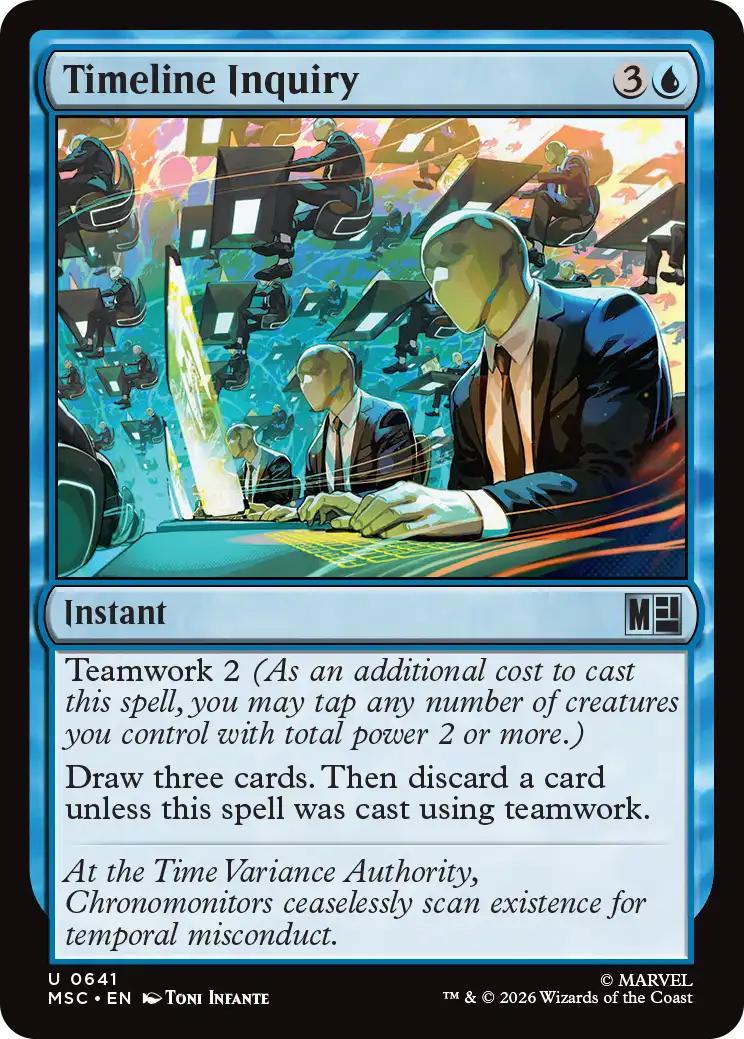 Timeline Inquiry [641] [Jumpstart] [Marvel Super Heroes: Commander] [Non-Foil]