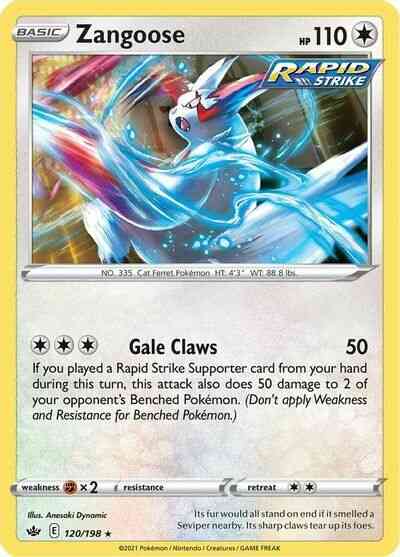 Zangoose - 120/198 - Rare [swsh6-120] [Non-Holo]
