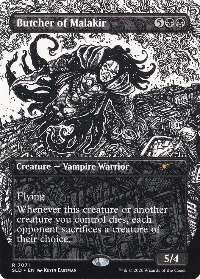 Butcher of Malakir [7071] [Borderless] [Kevin Eastman] [Ink] [Secret Lair Drop] [Non-Foil]