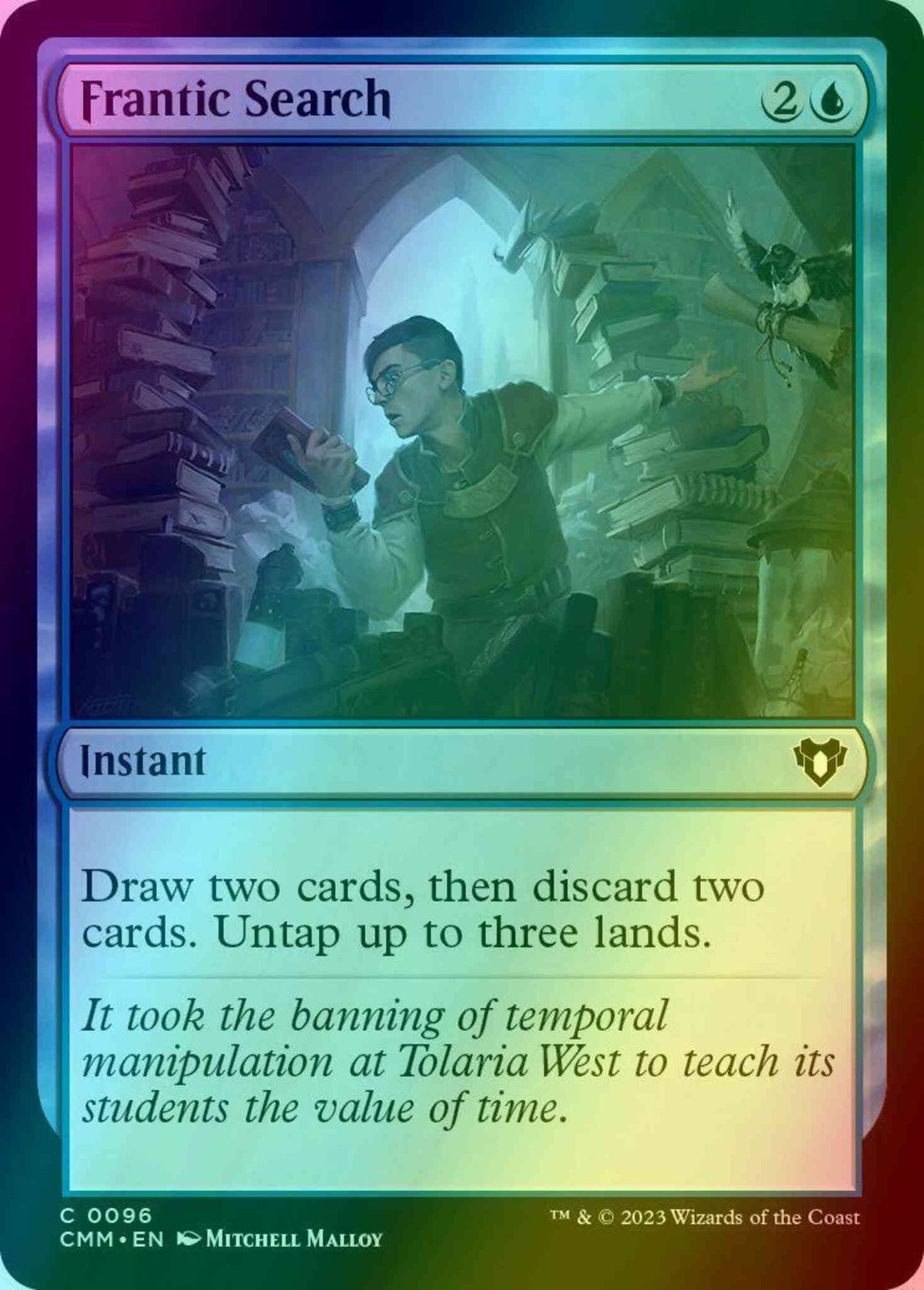 Frantic Search [96] [Commander Masters] [Foil]