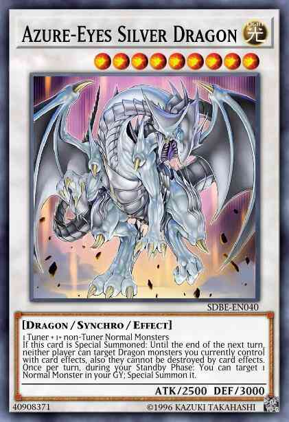 Azure-Eyes Silver Dragon - SDBE-EN040 - Ultra Rare - Unlimited
