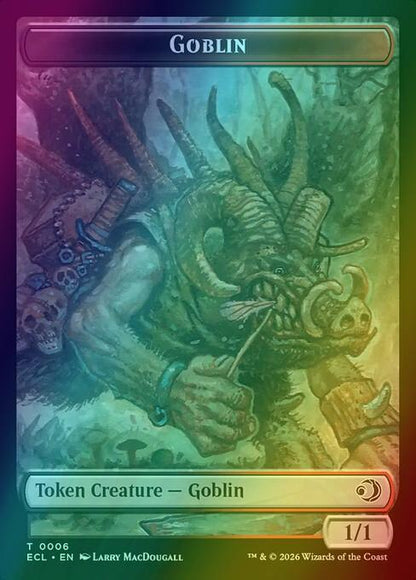 Goblin Token (06) // Treefolk Token (03) [Lorwyn Eclipsed: Tokens] [Foil]