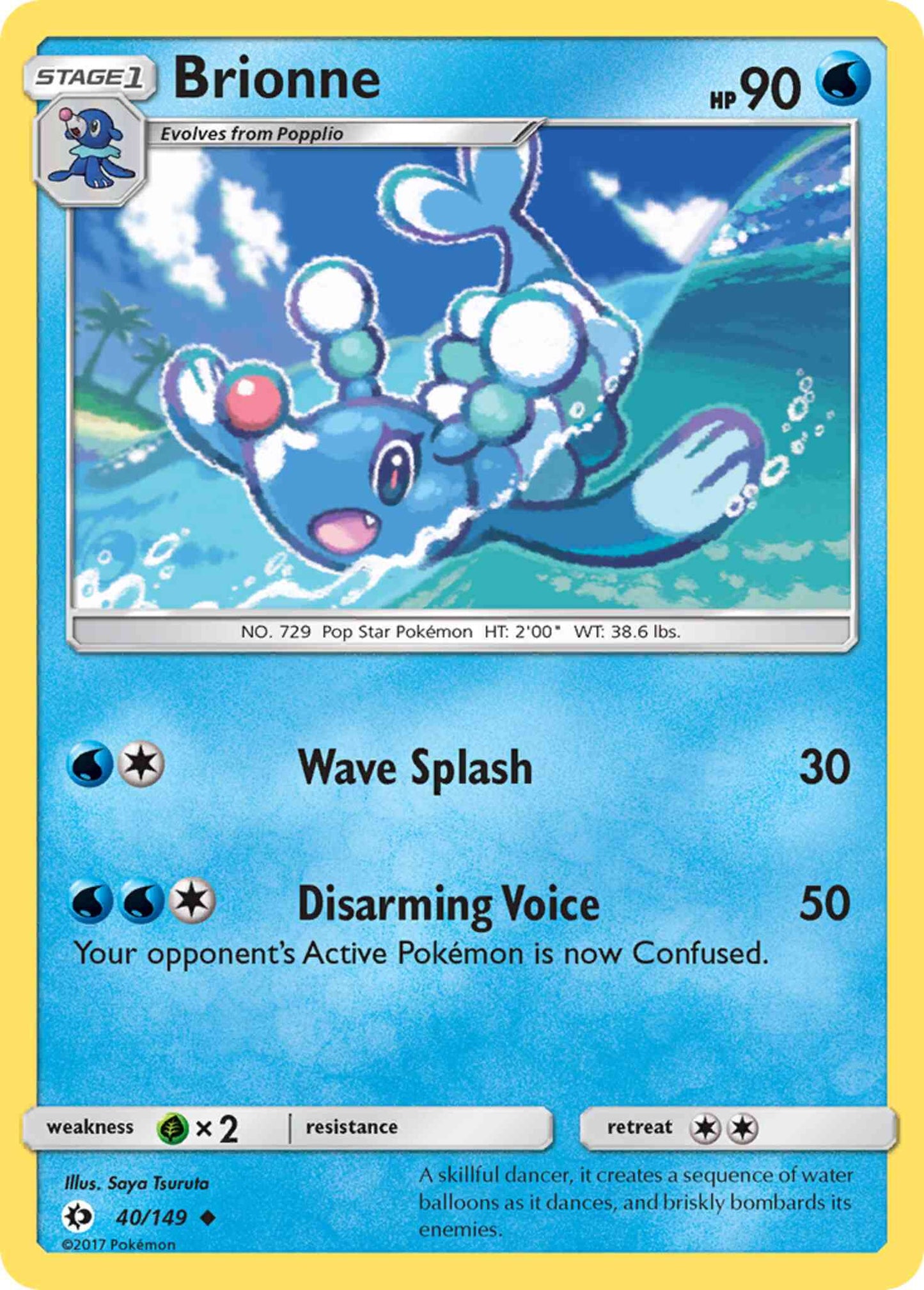 Brionne - 40/149 - Uncommon [sm1-40] [Reverse Holo]