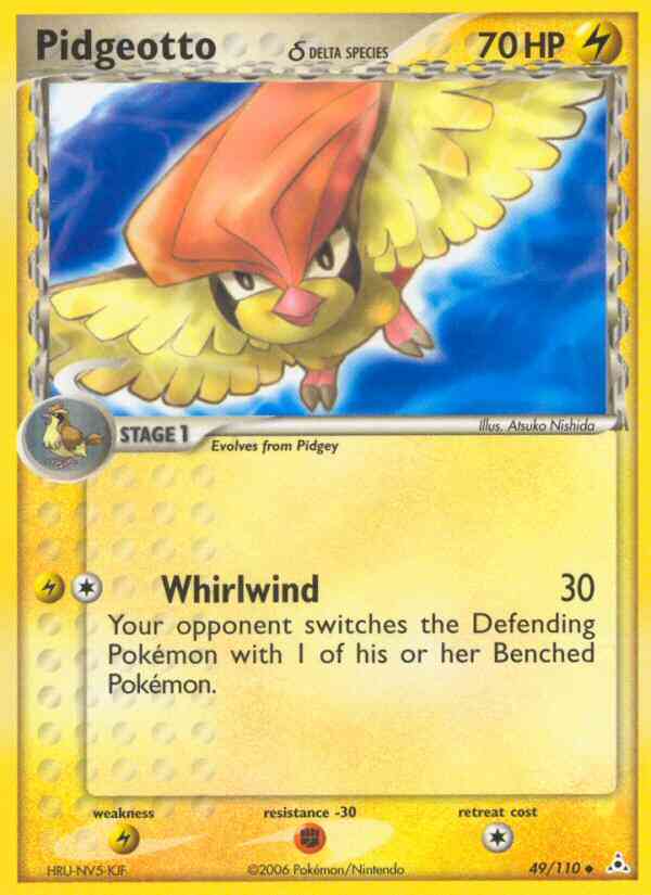 Pidgeotto δ - 49/110 - Uncommon [ex13-49] [Reverse Holo]